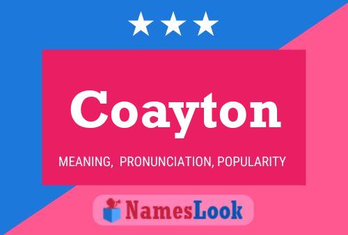 Coayton Name Poster