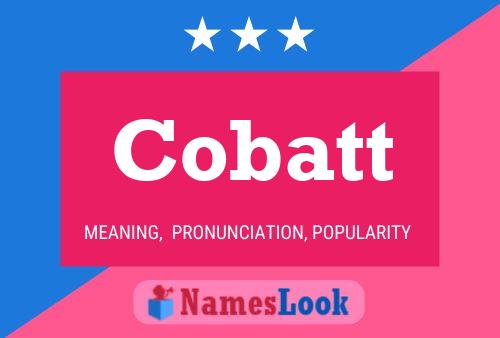 Cobatt Name Poster