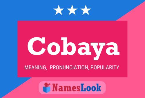 Cobaya Name Poster