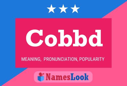 Cobbd Name Poster