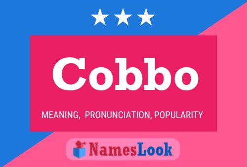 Cobbo Name Poster