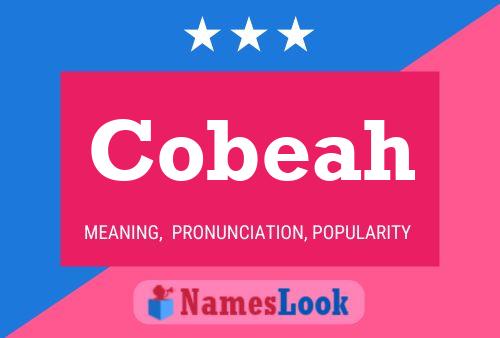 Cobeah Name Poster