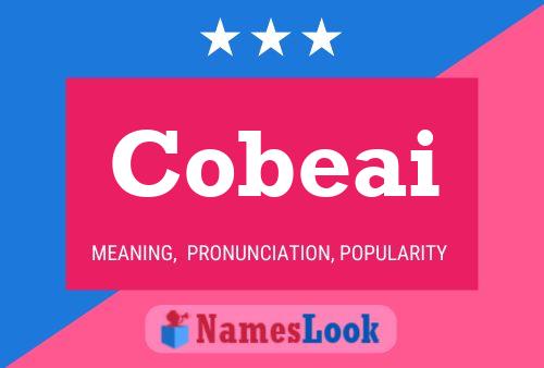 Cobeai Name Poster