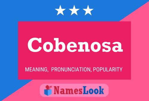 Cobenosa Name Poster