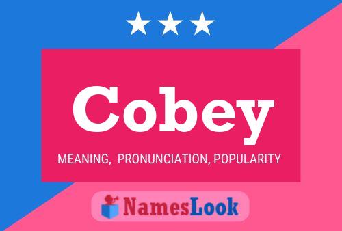 Cobey Name Poster