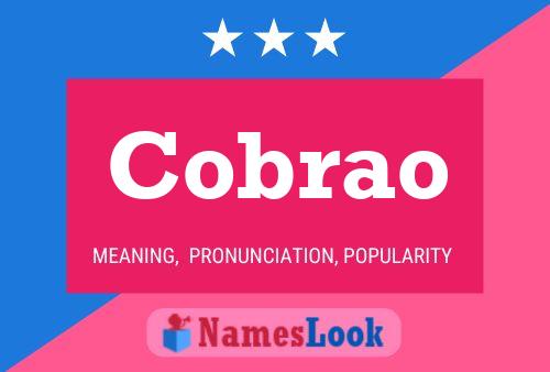 Cobrao Name Poster