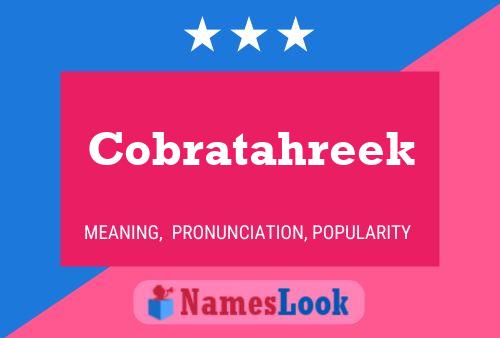 Cobratahreek Name Poster