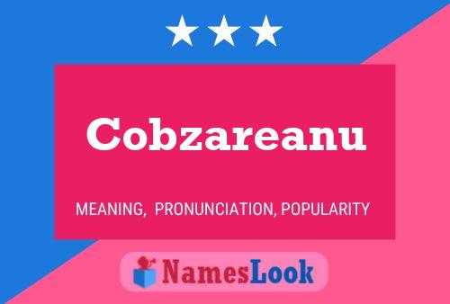 Cobzareanu Name Poster