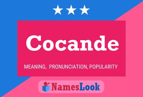 Cocande Name Poster