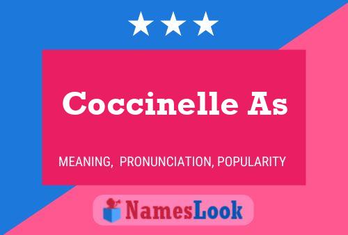 Coccinelle As Name Poster