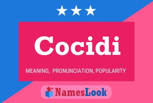 Cocidi Name Poster