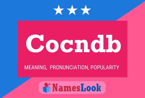 Cocndb Name Poster