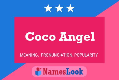 Coco Angel Name Poster