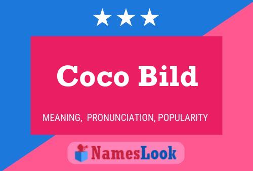 Coco Bild Name Poster