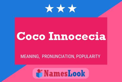 Coco Innocecia Name Poster