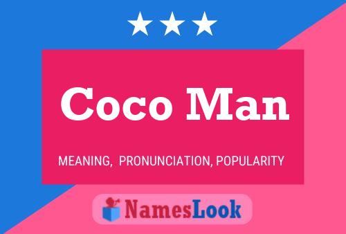 Coco Man Name Poster