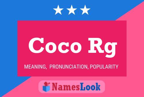 Coco Rg Name Poster