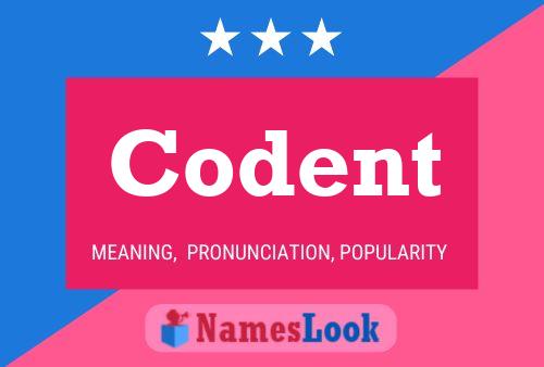 Codent Name Poster