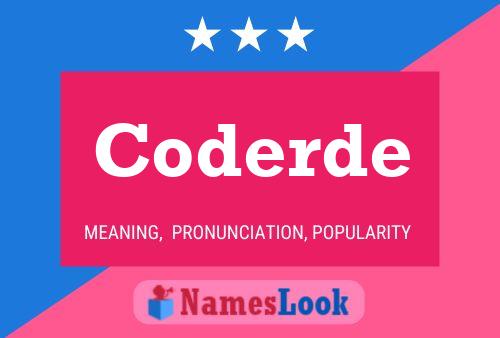 Coderde Name Poster