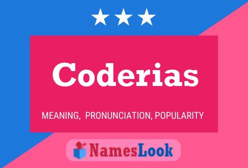 Coderias Name Poster