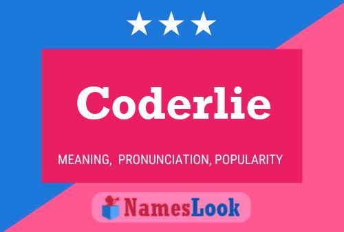 Coderlie Name Poster