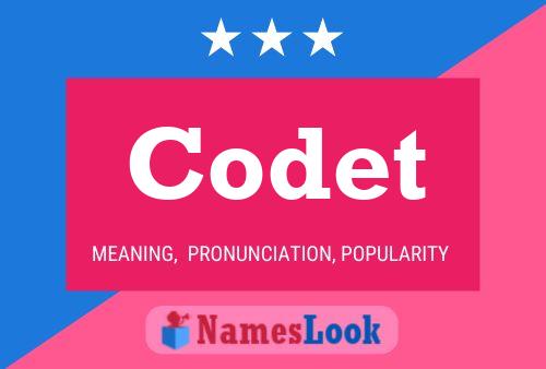 Codet Name Poster