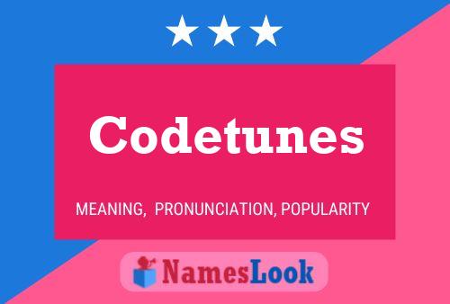 Codetunes Name Poster