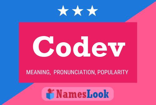 Codev Name Poster