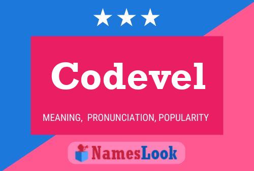 Codevel Name Poster