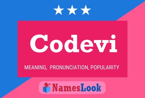 Codevi Name Poster