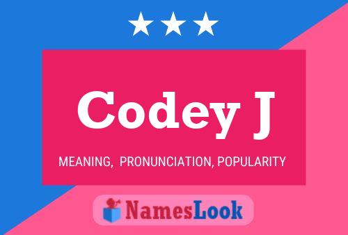 Codey J Name Poster