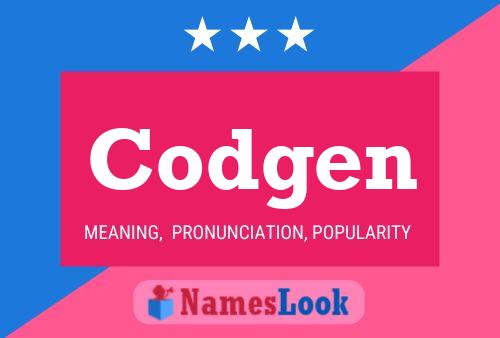 Codgen Name Poster