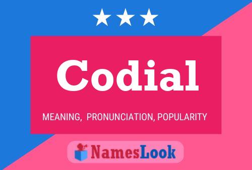 Codial Name Poster