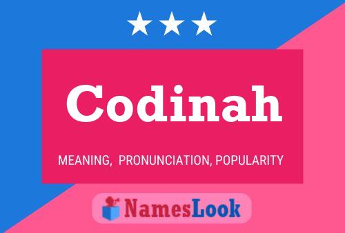 Codinah Name Poster