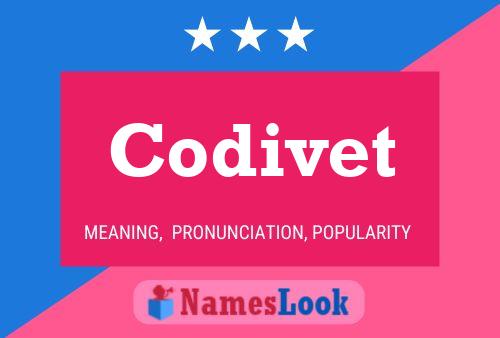 Codivet Name Poster