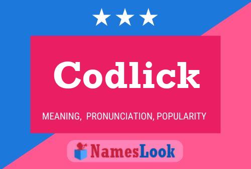 Codlick Name Poster