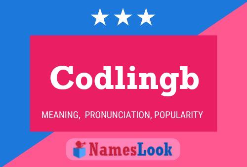 Codlingb Name Poster