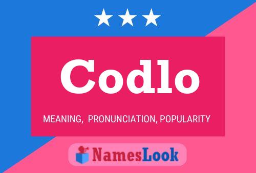 Codlo Name Poster