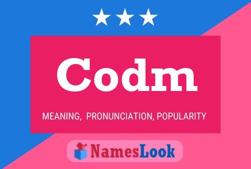 Codm Name Poster