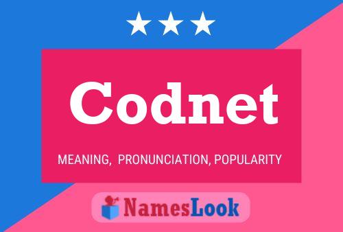 Codnet Name Poster