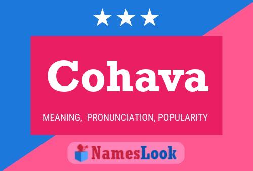 Cohava Name Poster