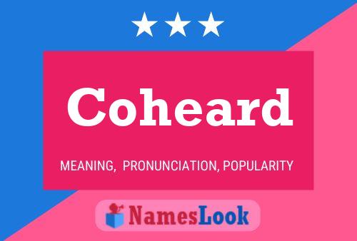 Coheard Name Poster