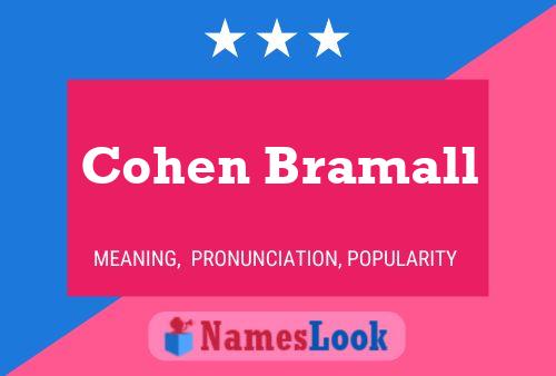 Cohen Bramall Name Poster