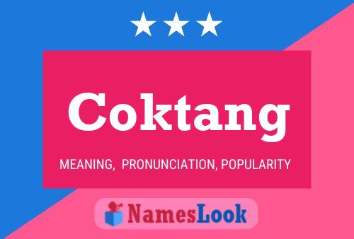 Coktang Name Poster