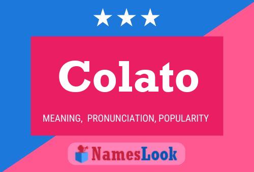 Colato Name Poster