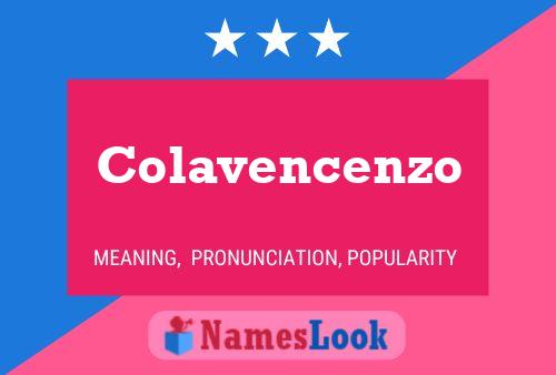 Colavencenzo Name Poster