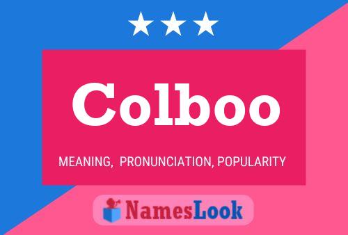 Colboo Name Poster