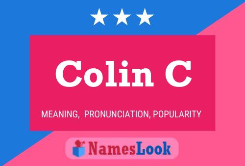 Colin C Name Poster