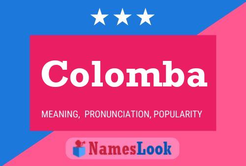 Colomba Name Poster