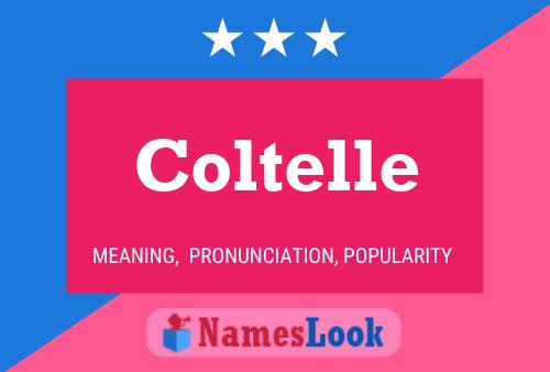 Coltelle Name Poster